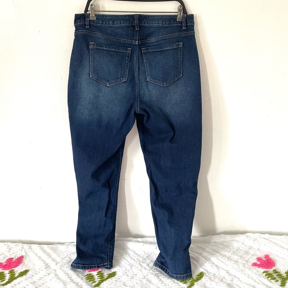 Lane Bryant Flex Magic Waistband Blue Mid Rise Boyfriend - Picture 6 of 13